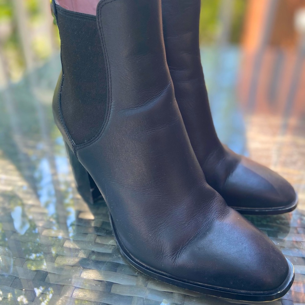 ZARA black ankle boots